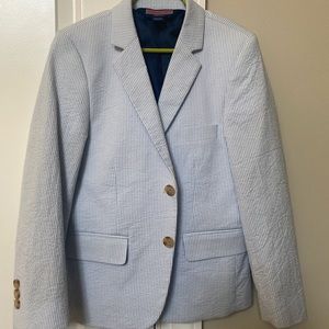 Boys seersucker blazer.